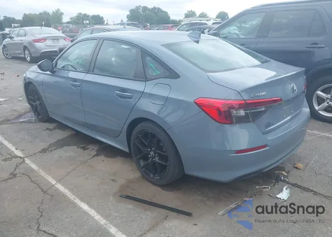 2022 Honda Civic Sport из США, поврежденный, VIN 2HGFE2F51NH537040